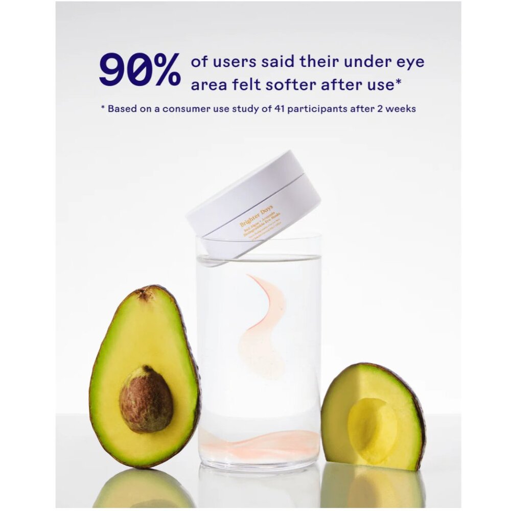 Three Ships - Brighter Days™ Red Algae + Avocado Biodegradable Eye Masks - Picture 3 of 7